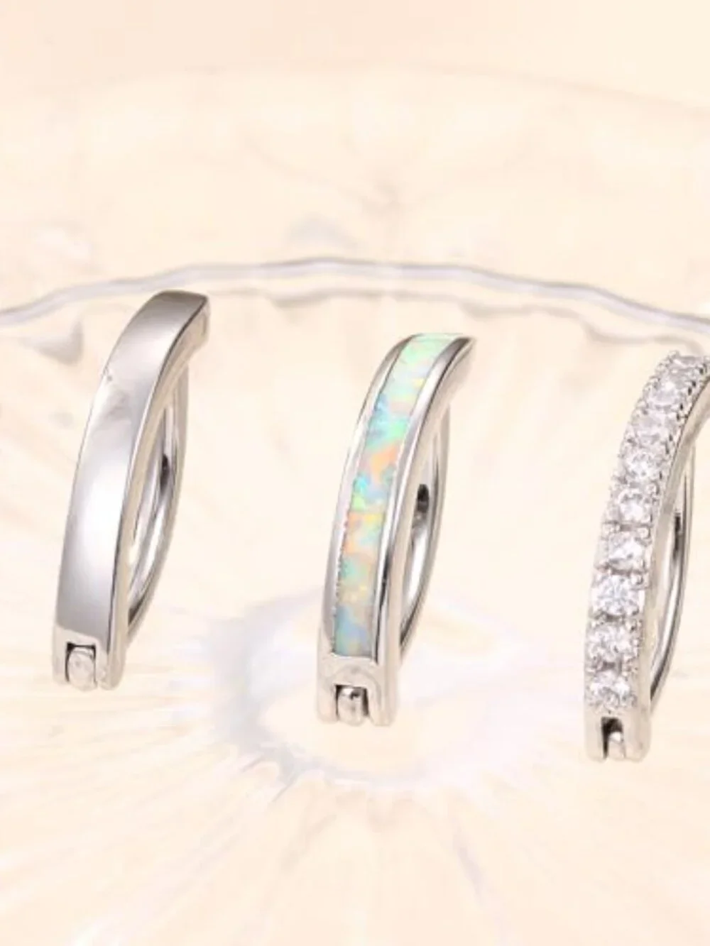 3Pcs 14G Clicker‎ Belly Button Ring for Women